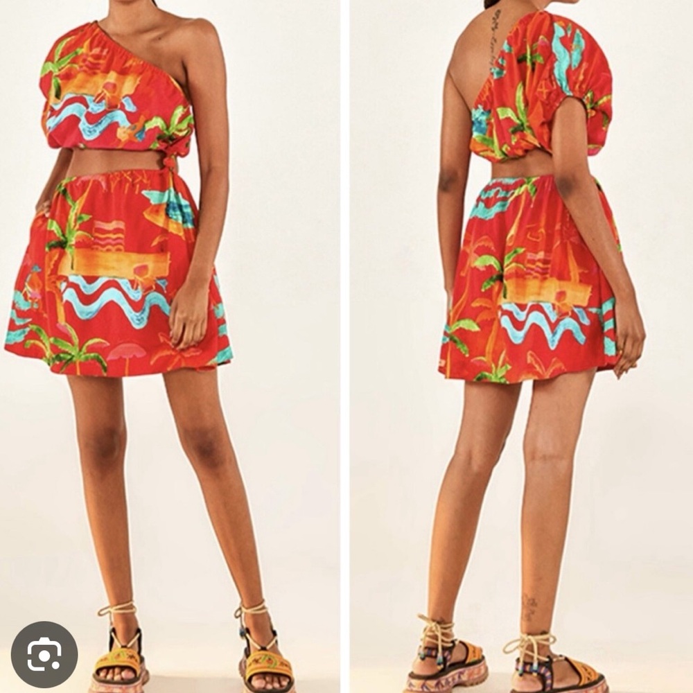farm rio mini dress small